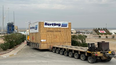 Bertling transports generators to Iraq